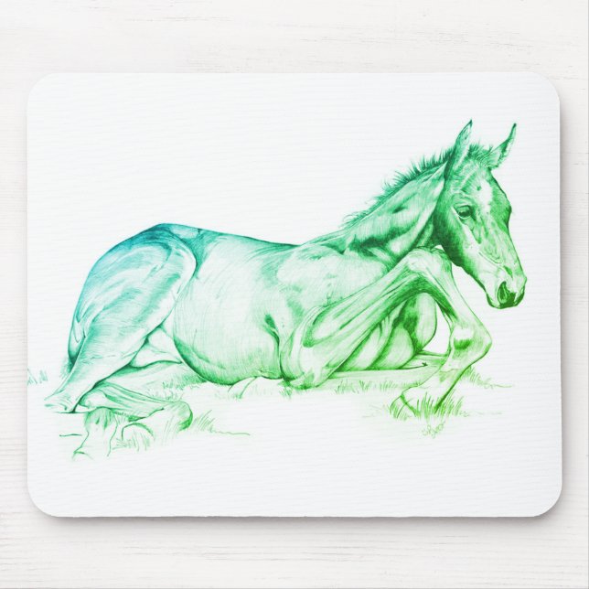 Mousepad Hora Silenciosa (verde) (Frente)