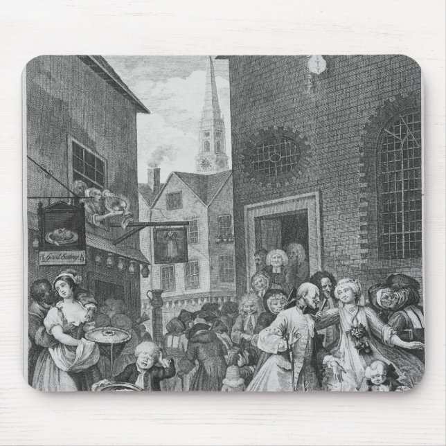 Mousepad Horas do dia, meio-dia, 1738 (Frente)
