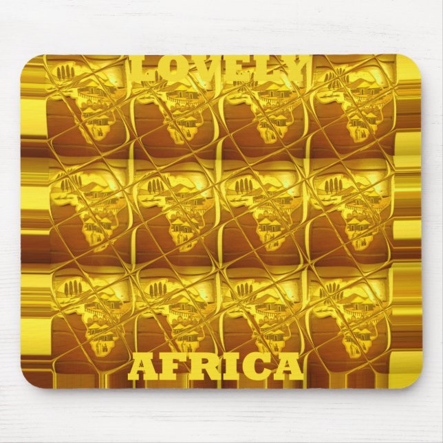 Mousepad Horizontal Modelo Lovely Africa (Frente)