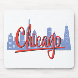 Mousepad Horizonte de Chicago Cidade Ventosa