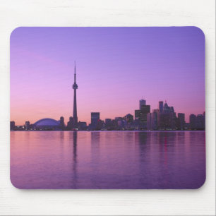 Mousepad Horizonte de Toronto à noite, Ontário, Canadá