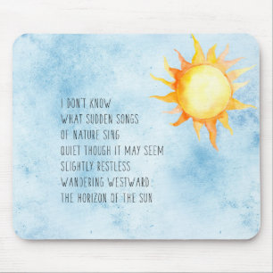 Mousepad Horizonte do poema Sol