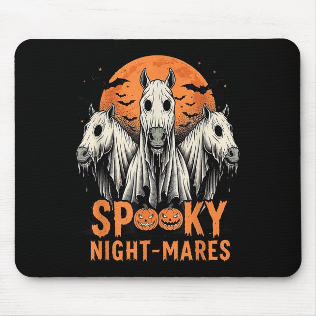 Mousepad Horror Retro Cavalo-da-Noite Soky Cavalos Boo Fant (Frente)