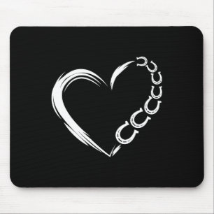 Mousepad Horscópio De fazenda Ss Cute Ss Coração Cavalo De