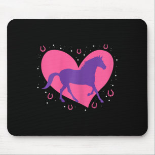 Mousepad Horse Girl Horseback Andando Sobre Cavalo Equestre