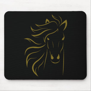 Mousepad Horse Lover Oferece Mulheres Equestres Homens Hors
