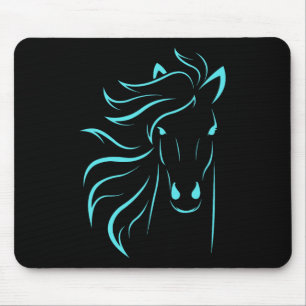 Mousepad Horse Lover Oferece Mulheres Equestres Homens Hors