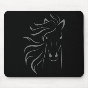 Mousepad Horse Lover Oferece Mulheres Equestres Homens Hors