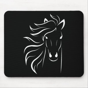 Mousepad Horse Lover Oferece Mulheres Equestres Homens Hors