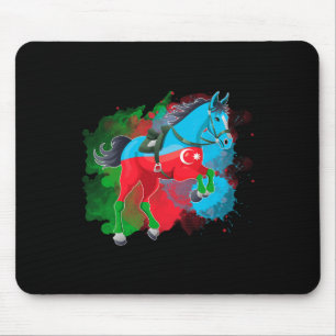 Mousepad Horse Riding Azerbaijão Flag