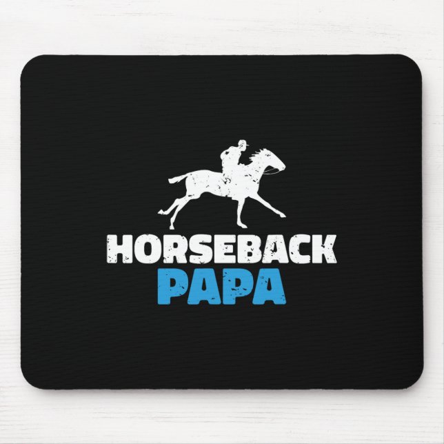 Mousepad Horseback Papa Horse Andando (Frente)