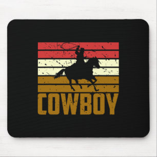 Mousepad Horseback Riding Rodeo Texas Gift Cowboy