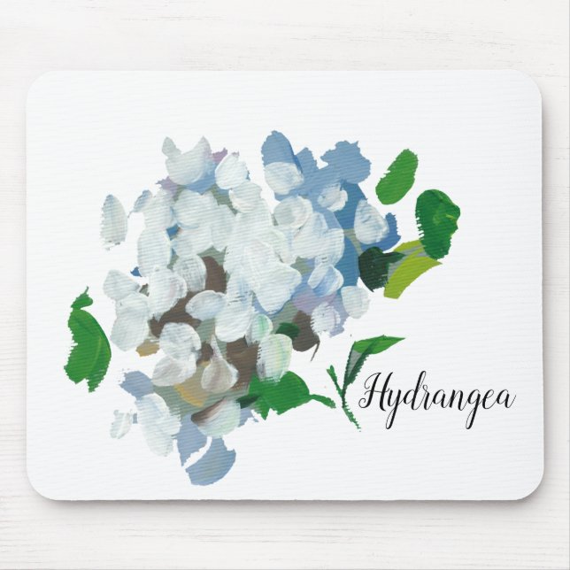 Mousepad Hortênsia Aquarela (Frente)