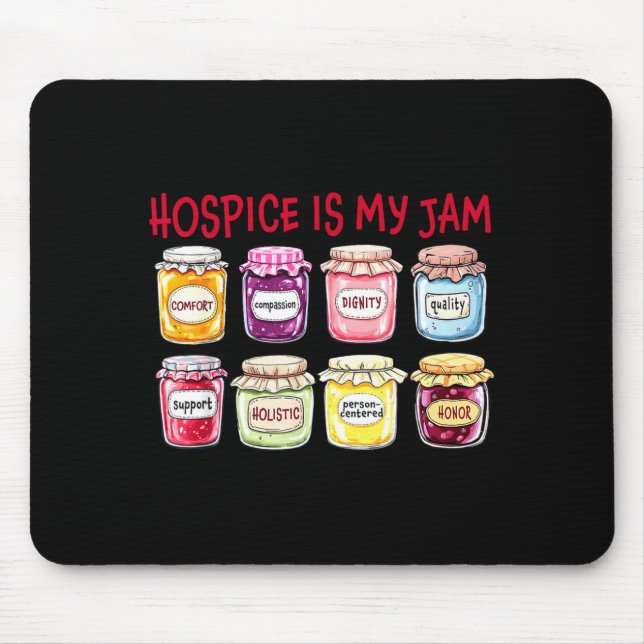 Mousepad Hosce Is My Jam Caregiver Appreciation Medical Sta (Frente)