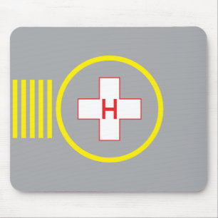 Mousepad Hospital 5 do tapete do rato do heliporto