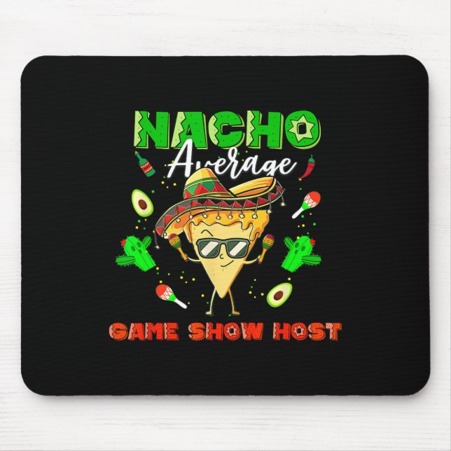 Mousepad Host Média de Jogo do Nacho Mexicano (Frente)