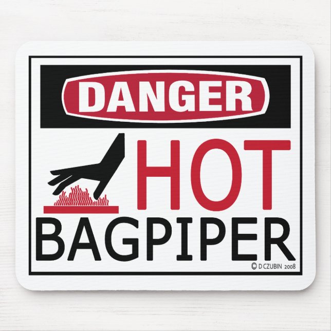 Mousepad Hot Bagpiper (Frente)