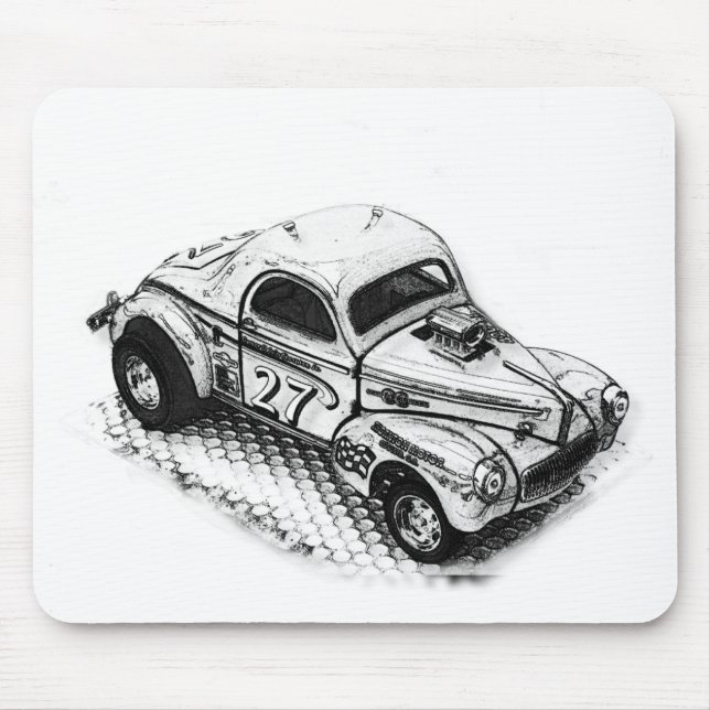 Mousepad Hot rod de Willy 27 (Frente)