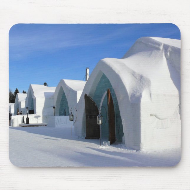 Mousepad Hotel de Glace, Quebec, Canadá (Frente)
