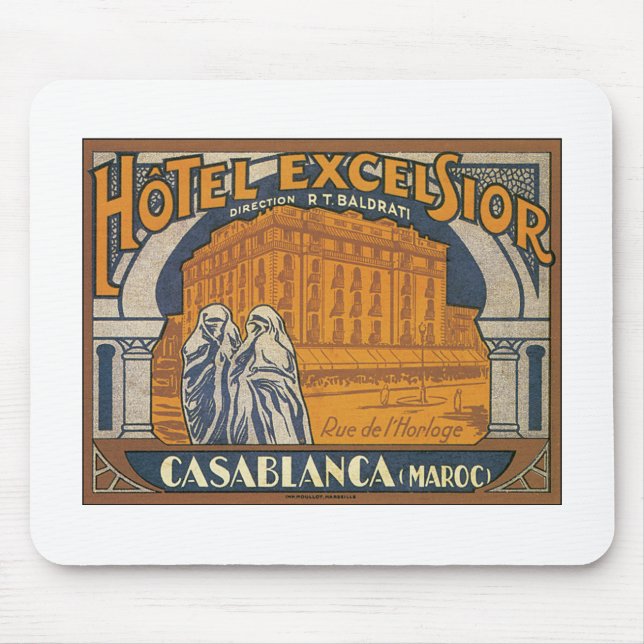 Mousepad Hotel Excelsior Casablanca (Frente)