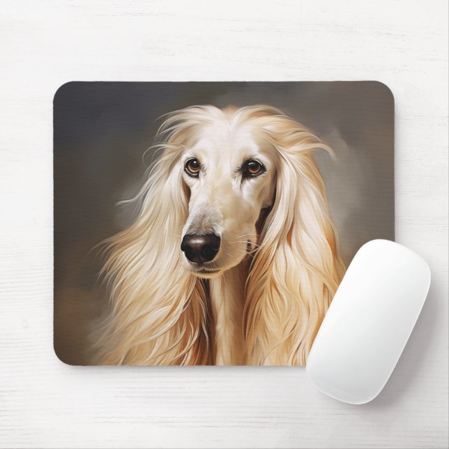 Mousepad Hound Afegão (Com mouse)