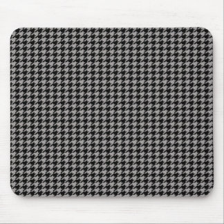 Mousepad Houndstooth preto no cinza