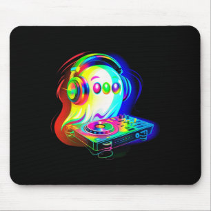 Mousepad House Music Ghost Dj Illusion Óptica Edm Hallowee