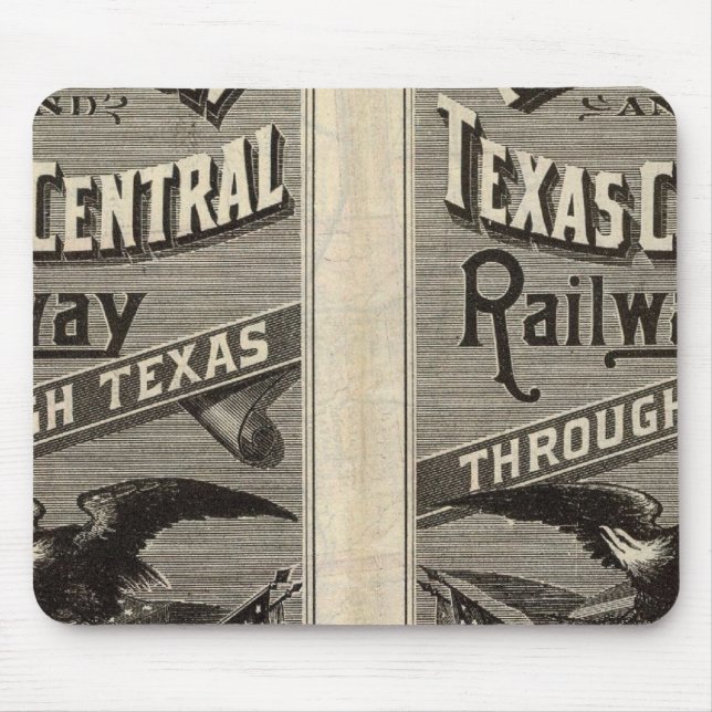 Mousepad Houston and Texas Central Rail através do Texas 2 (Frente)