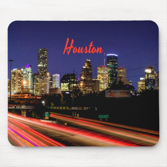 Mousepad Houston Texas City Skyline (Frente)