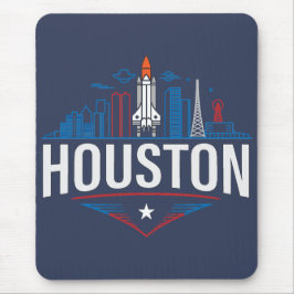 Mousepad Houston Texas United States of America