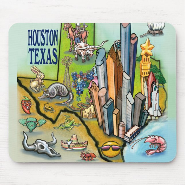 Mousepad Houston TX (Frente)