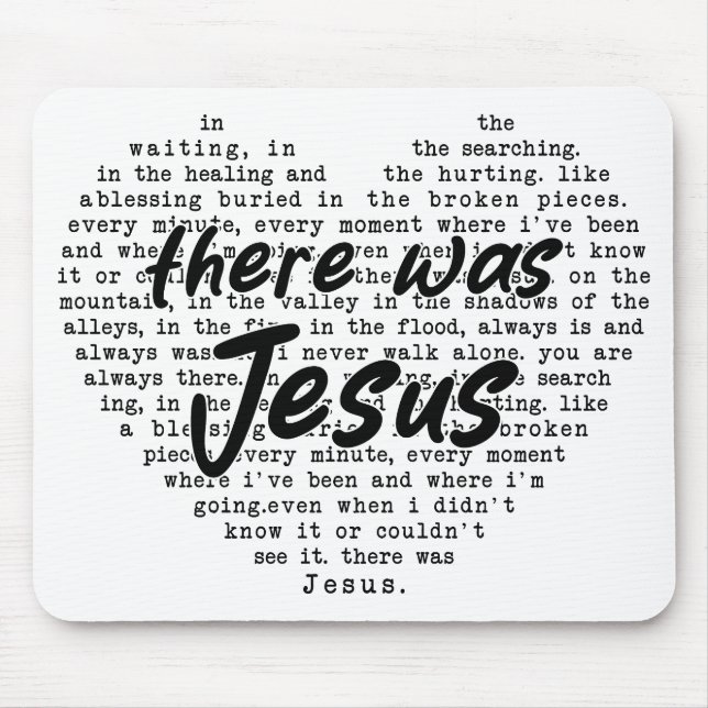 Mousepad Houve Jesus (Frente)