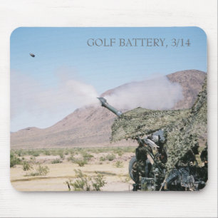 Mousepad Howitzer de 155mm, BATERIA do GOLFE, 3/14