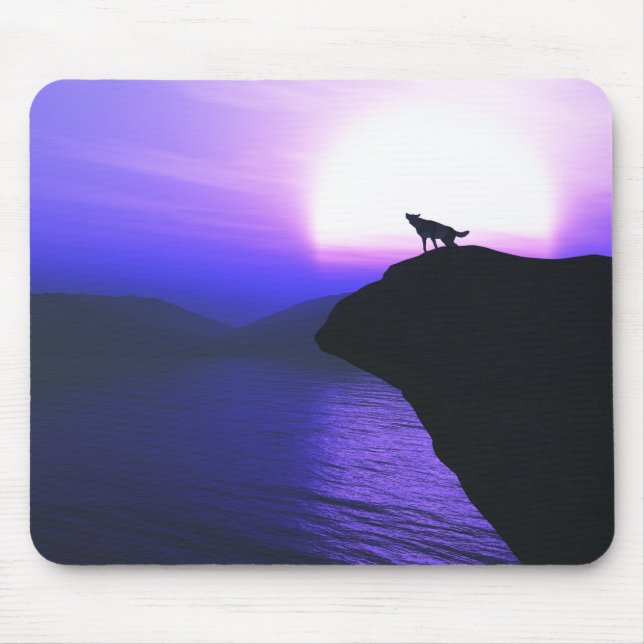 Mousepad Howling Wolf (Frente)