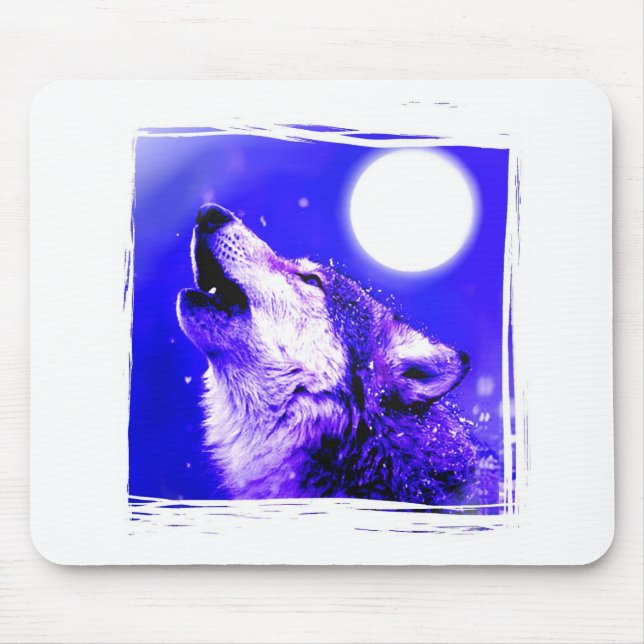 Mousepad Howling Wolf (Frente)