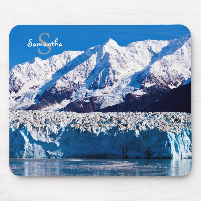 Mousepad Hubbard Glacier, rato do Alasca (Frente)