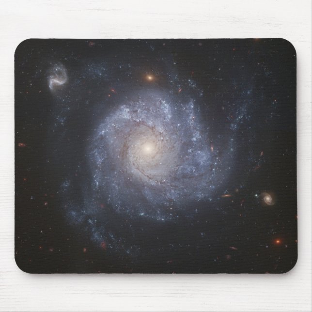 Mousepad Hubble agarra imagens de uma galáxia Pinwheel-Dada (Frente)