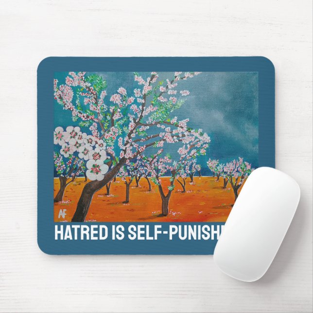 Mousepad Huerto de Almendros Painting by Alfred Fox (Com mouse)