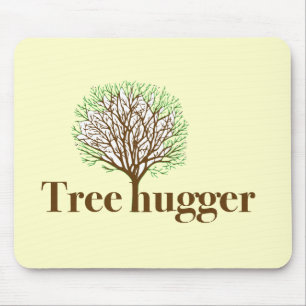 Mousepad Hugger de Árvore com ilustração de árvore