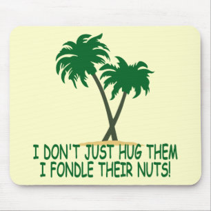 Mousepad Hugger engraçado da árvore