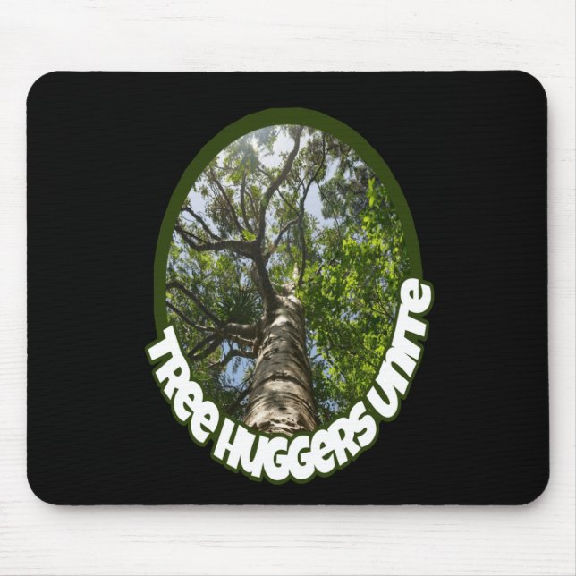 Mousepad Huggers de Árvore Unem-se. Identifico-Me Como Um A (Frente)