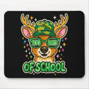 Mousepad Hugvyn 100 Dias De Escola Caça De Veado Meninos Ca