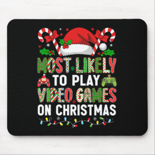 Mousepad Hugvyn Natal Mais Provável Para Tocar Videos games