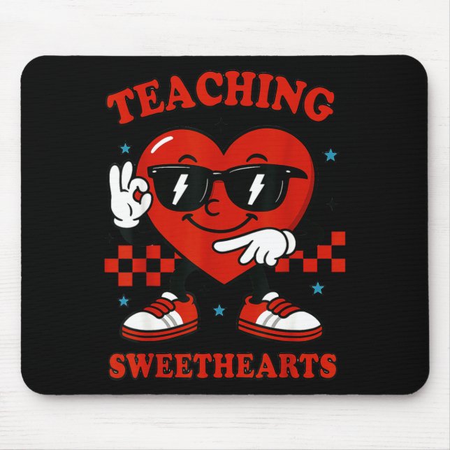 Mousepad Hugvyn Six Seven Heart 6 7 Teaching Sweethearts Va (Frente)