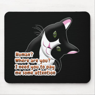 Mousepad Humano? Onde você está? Gato