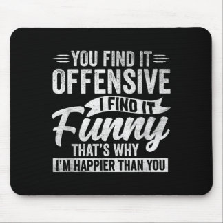 Mousepad Humor Adulto Engraçado Sarcástico Ofensivo Feliz