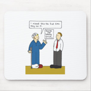 Mousepad Humor da saúde e da segurança