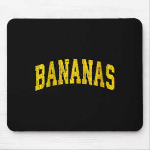 Mousepad Humor de Fruta Popular Retro Banana Feminina