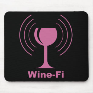 Mousepad Humor de Vinho-Fi