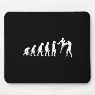 Mousepad Humor Humano Muay Thai Evolução Kickboxing Mma Box
